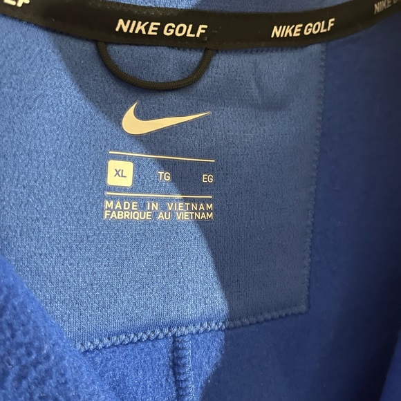 Blue Men's Nike Dri-FIT Half-Zip Golf Pullover Size XL - Picture 3 of 3